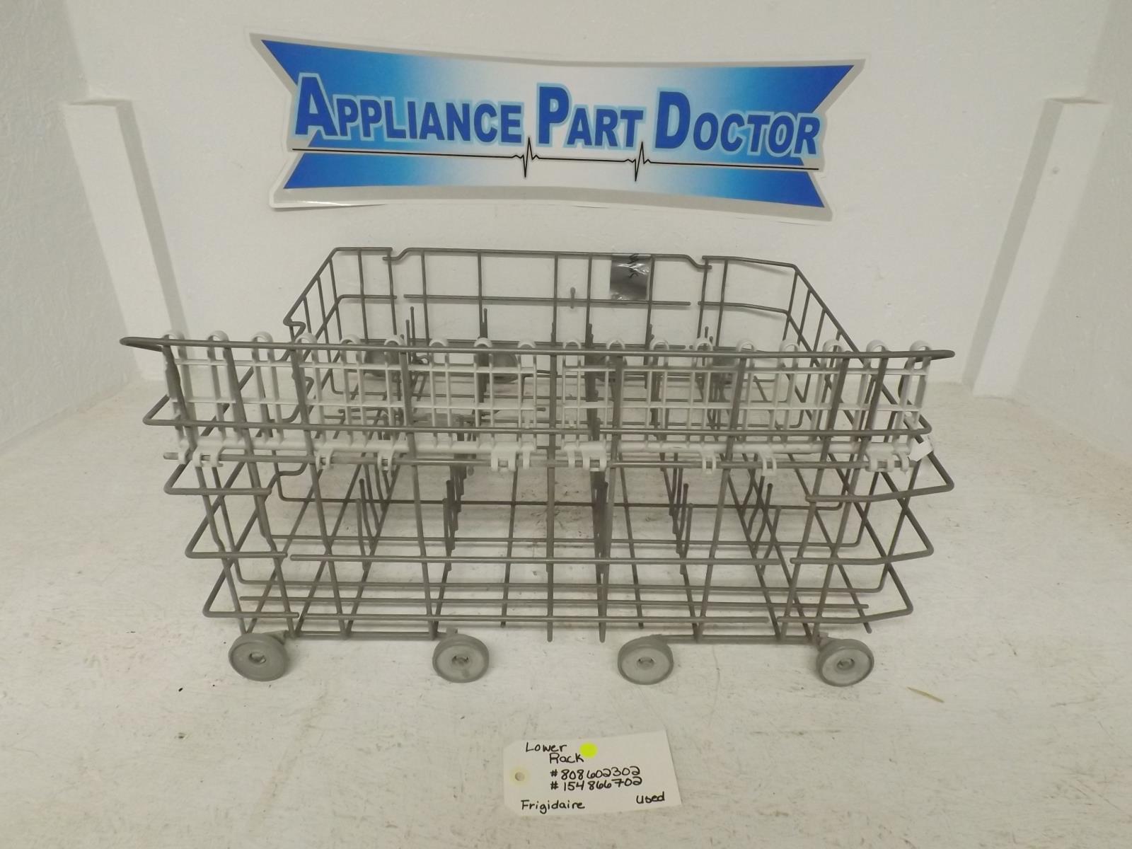 Frigidaire Dishwasher 808602302 154866702 Lower Rack Used Frigidaire Dishwasher 808602302 154866702 Lower Rack Used